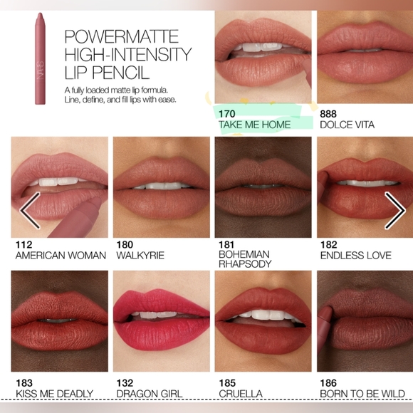 NARS POWER MATTE HIGH-INTENSITY LIP PENCIL- TAKE ME HOME - Picture 9 of 9